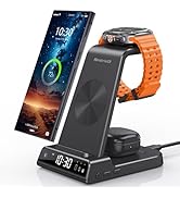 Wireless Charger for Samsung Charging Station, 3 in 1 Android Phone Charger for Samsung Galaxy S2...