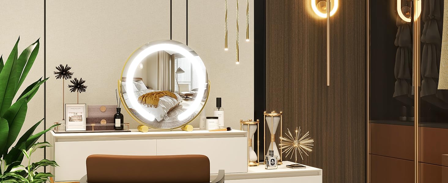 mirror with lights for makeup desk mirror for desk rolove mirror rolove vanity mirror with lights