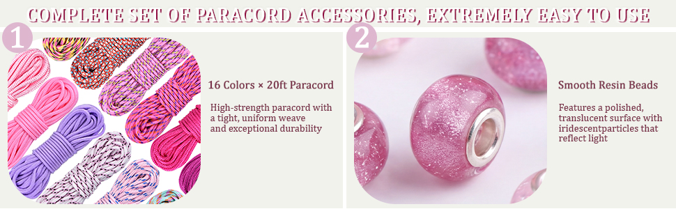 High-strength paracord