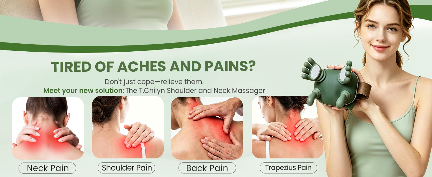 2026 Upgrade Edition 4D Neck Massager with Heat