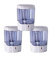 PLUSSEN Automatic Soap Dispenser Wall Mount 3 Pack White