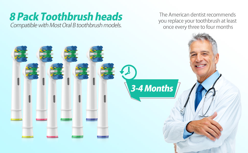oral b replacement heads
