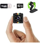 Bextgoo No WiFi Security Camera, 1080P Mini Spy Camera, Built-in 32GB TF Card,Photoshoot, 360° Ro...