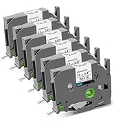 COLORWING Replace for Brother Label Maker Tape TZ 12mm 0.47 Laminated White TZe-231 P Touch Label...