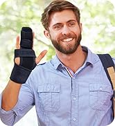 Trigger Finger Splint Finger Brace | Middle Finger Splint | Splint For Fractures, Broken Ring Fin...