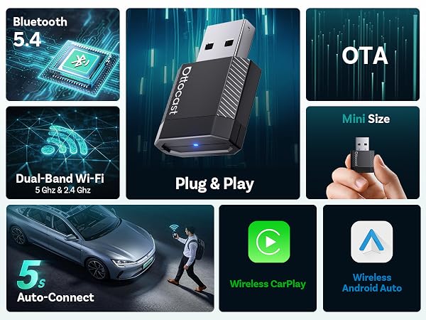 wireless carplay adapter for iphone