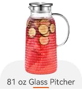81 oz Glass Pitcher