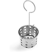 HTOH Shower Drain Strainer with Drain Key Lifting Hook,304 Stainless Steel Hair and Debris Catche...