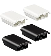 Battery Pack Cover for Xbox 360, Replacement Battery Pack Cover Shell Repair Part Compatible with...