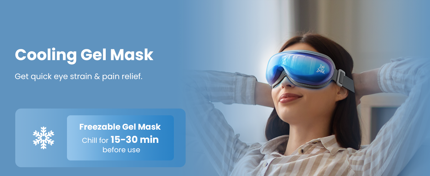 Eye Massager with Heat and Cooling migraine massager migraine relief products headache relief