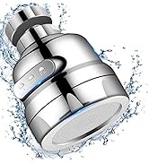 Faucet Sprayer Attachment, Rotate Swivel Water Saving Tap Aerator, Kitchen Faucet Head Replacemen...