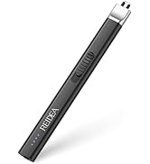REIDEA Electric Lighter Gift for Candle Lovers, Windproof Flameless USB Rechargeable Arc Retracta...