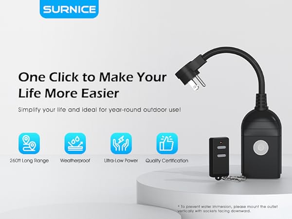 remote control outlet plug