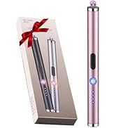 COMANYI Electric Candle Lighter, Rechargeable Plasma Flameless USB Lighter with Safety Lock Dual ...