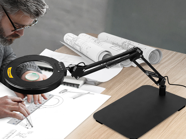 tabletop magnifying glass