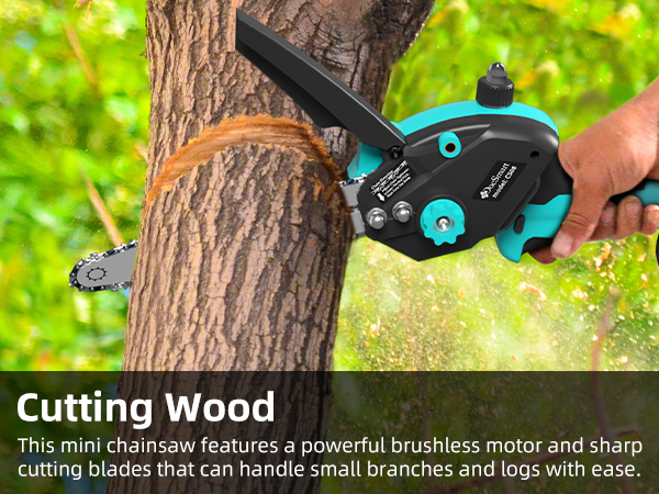mini chainsaw cordless