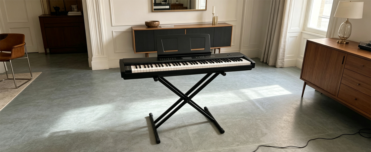 Digital Piano Foot Rests Set, 1&amp;#34; Non-Slip Rubber Caps And Sleeves