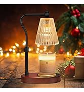 Engpure Candle Warmer Lamp with Dimmer 2 Bulbs, Candle Warmer with Timer Adjustable Height for Sc...