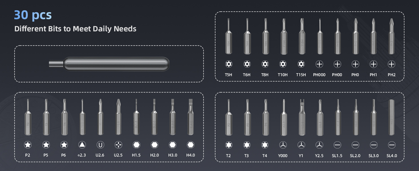 small screwdriver set