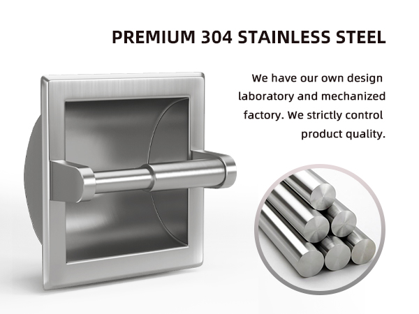 stainless steel paper roll holder