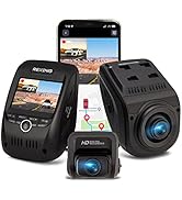 RexingUSA V1P Max 4K UHD Dual Dash Cam - 4K Front &amp; 1080p Rear, Wi-Fi, GPS, Night Vision, Superca...