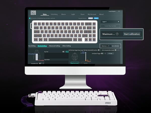 HE68 Wired Magnetic Gaming Keyboard