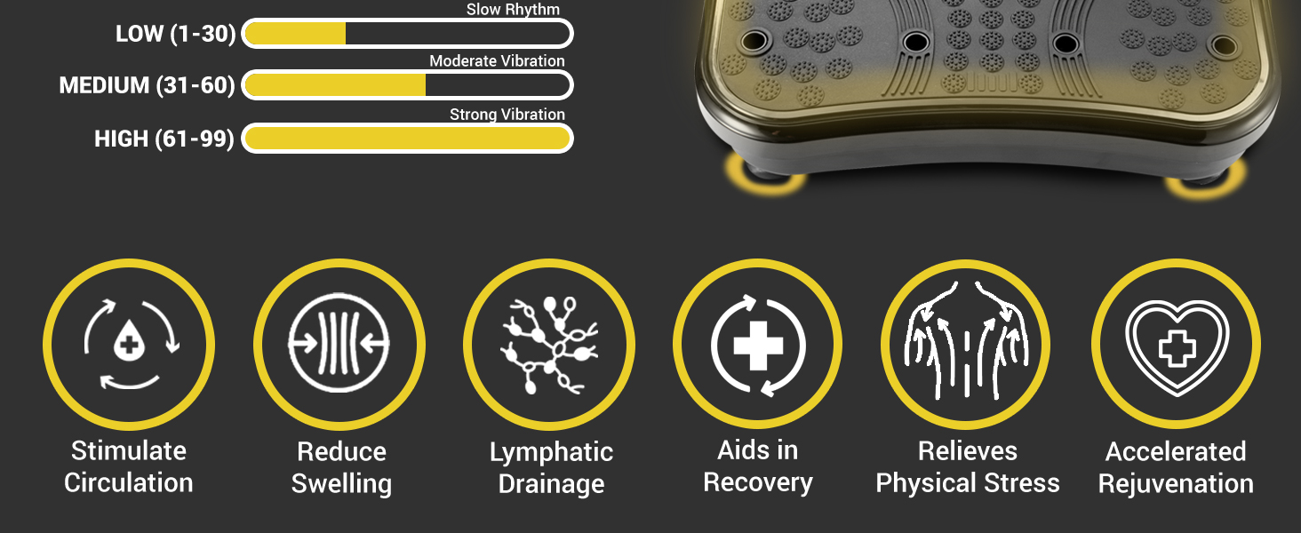 Vibration Plate Exercise Machine for Home Gym