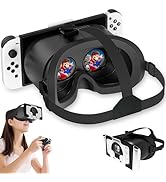Upgraded VR Headset for Nintendo Switch &amp; Switch OLED Model, Switch VR Glasses with Adjustable HD...