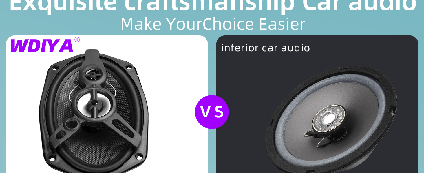 6 * 9-Inch Car Coaxial Speaker