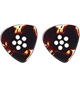 Musiin Premium Hand-Made 3in1 Multi Flat clear Tone Pick for Electric Guitar Bass Acoustic Jazz B...
