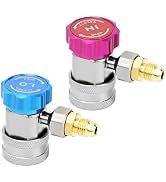 FavorCOOL R134a Quick Coupler Adapters, R134a Manifold Gauge Adapters and Hose Fittings HP and LP...
