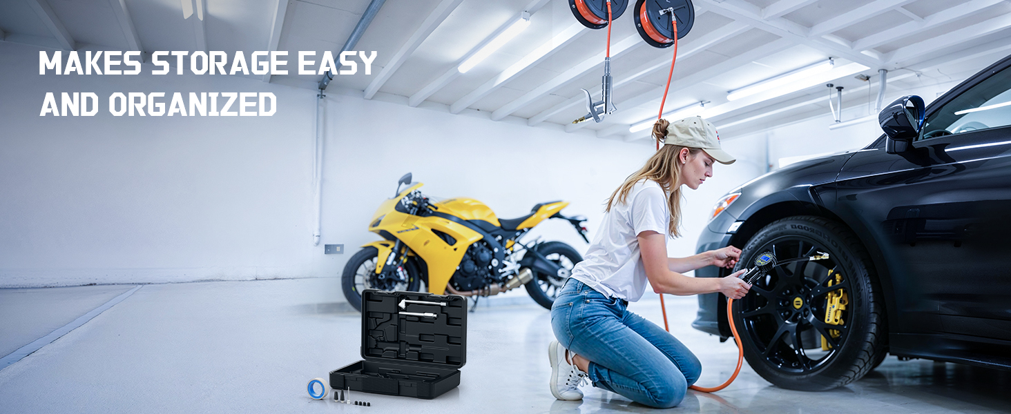 air tire inflator with pressure gauge