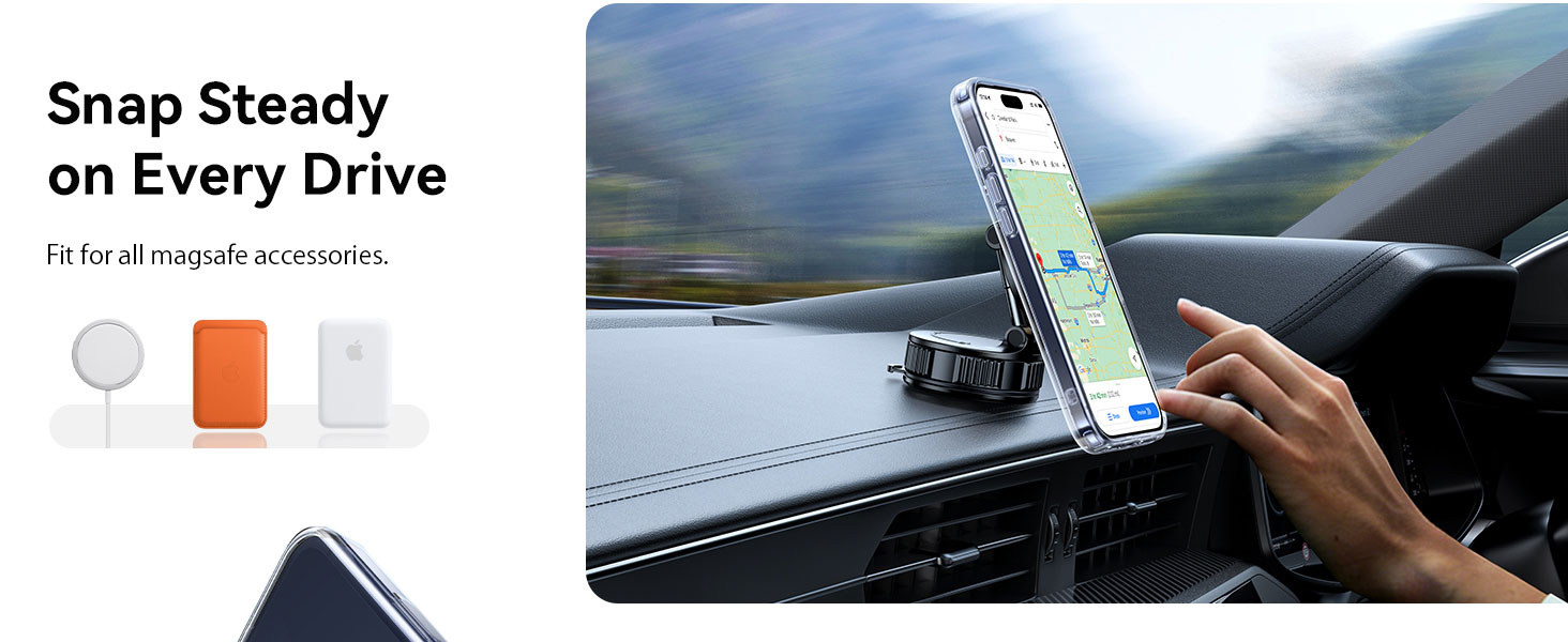 Peerock for iphone 17 pro max case clear with magnetic stand