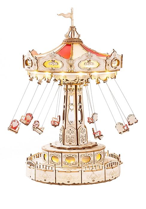 rokr 3d wooden puzzles model building kit STEM toys projects for kids wood wooden models for adults