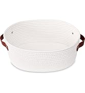 ABenkle Small Woven Basket, Cute Small Basket, Rope Room Shelf Storage Basket, Cat Dog Toys Baske...