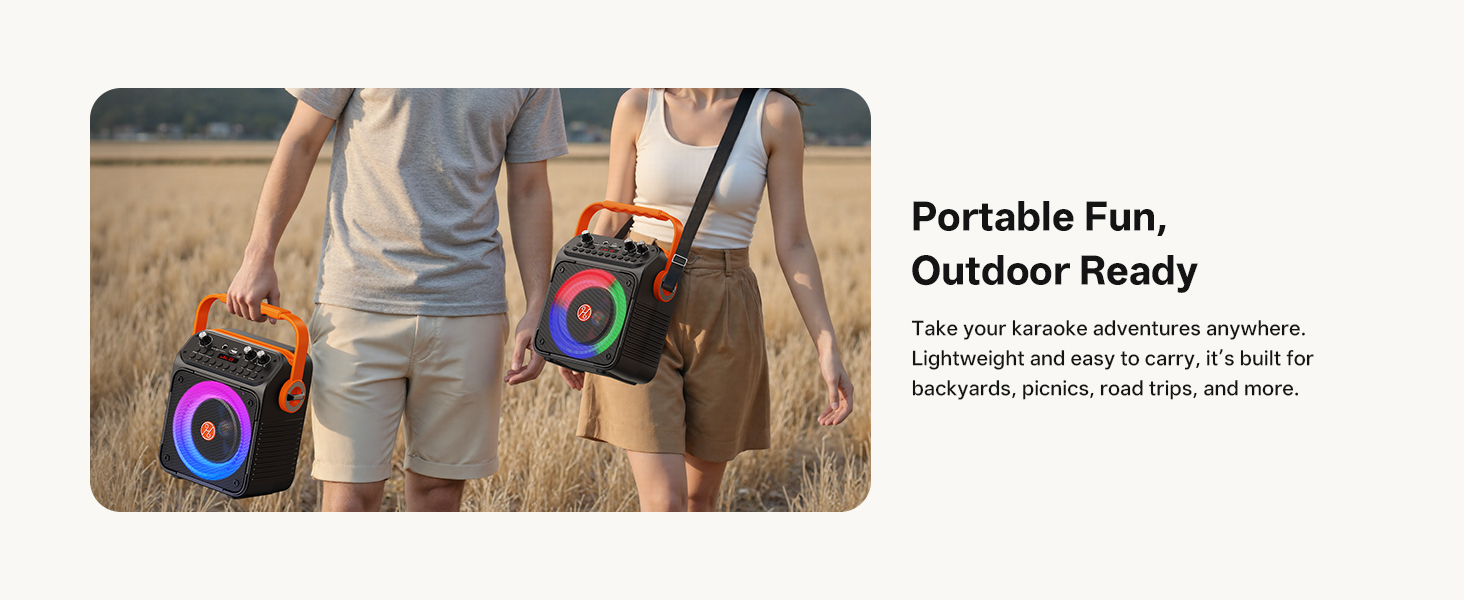 portable karaoke machine