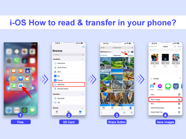 sd card reader for iphone 17