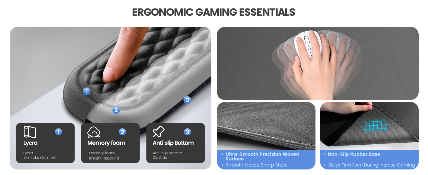 keyboard and mouse pad