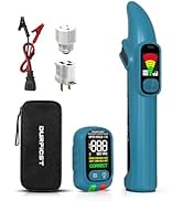 DURFICST Circuit Breaker Finder with Dual LCD Display, GFCI Outlet Tester, 90-135V NCV Electrical...