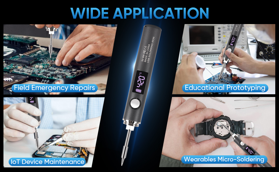 Cordless Soldering Iron Kit