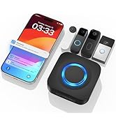 WiFi Wireless Doorbell Chime Compatible with Ring, Nest, Blink Video Doorbells, Smart Indoor Door...
