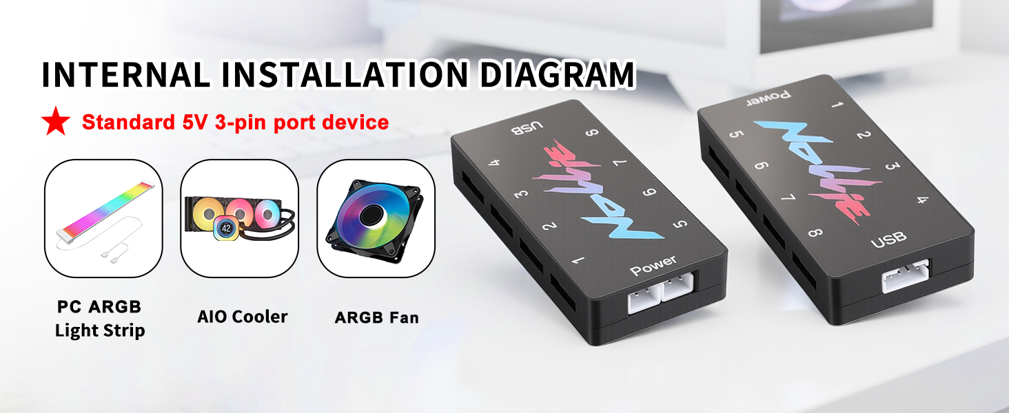 5V 3PIN ARGB Controller
