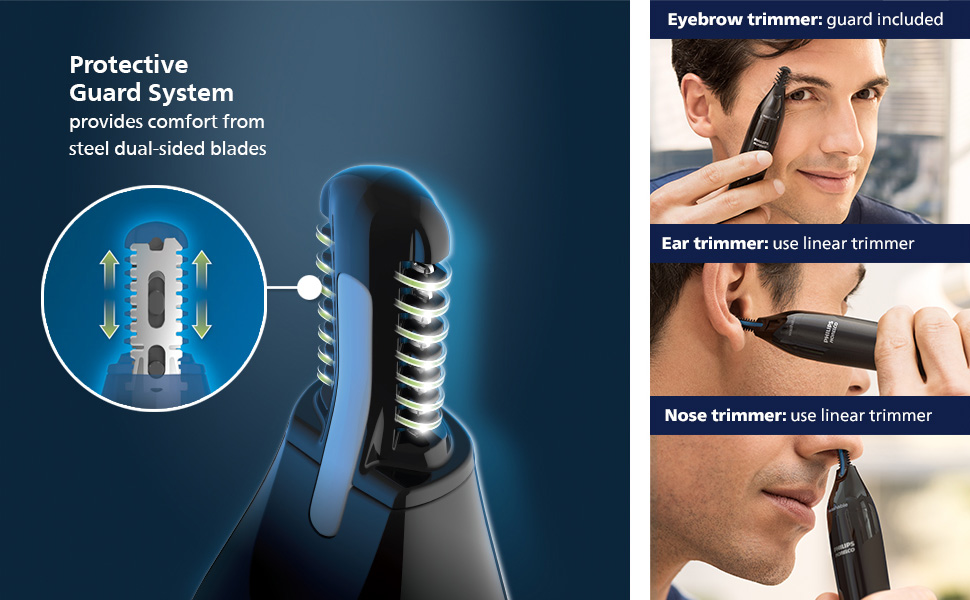 Philips Norelco Nose Trimmer 1000, Black, NT1605/60