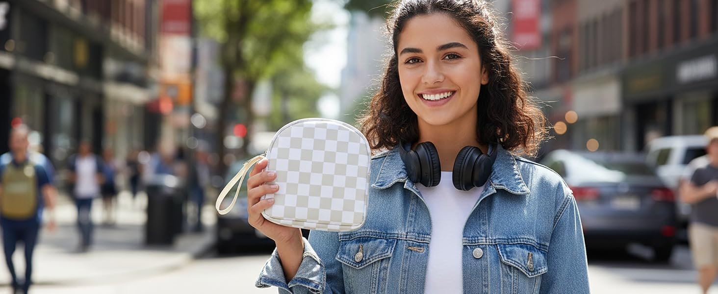 Checkered-Beige