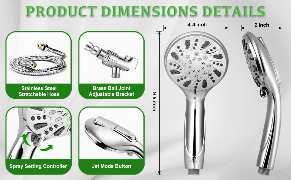 handheld shower head
