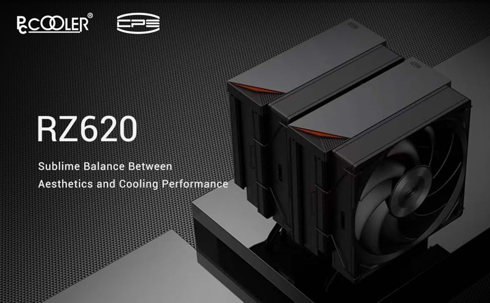 PCCOOLER CPS RZ620 BK CPU Cooler Black