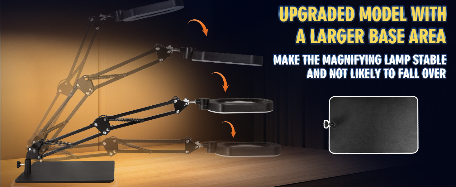 magnifier with light hands free