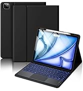 Hamile for iPad Air 13-inch Case Keyboard (M2) - Magnetic Wireless Keyboard with Multi-Touch Trac...
