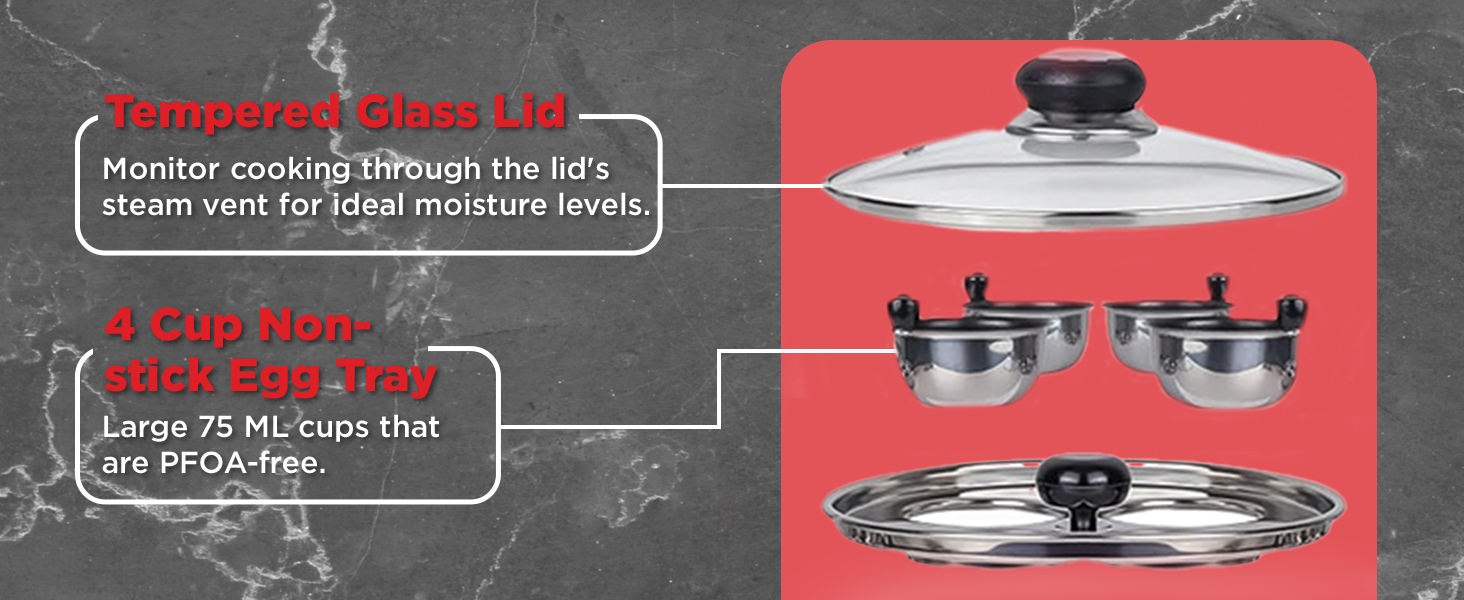 AVACRAFT 4-Cup Egg Poacher