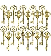 Gutapo Extra Large Antique Skeleton Keys for Wedding Decoration Favor Handwork Gift Santa's Key